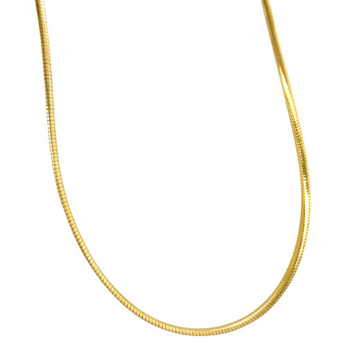 Gold omega necklace 43 cm 14 crt
