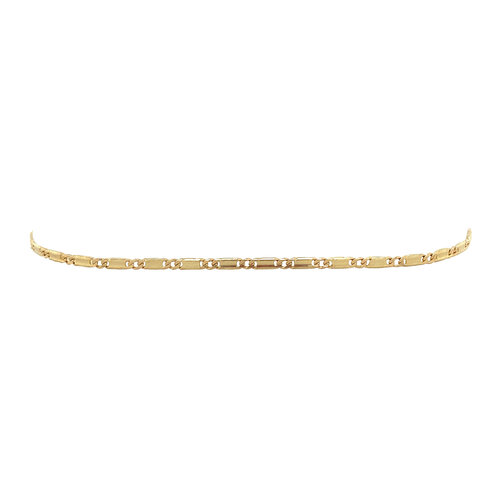 Gouden armband 19 cm 14 krt