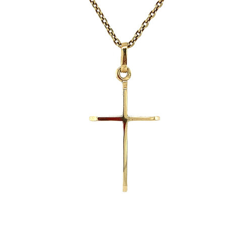Goldanhänger Kreuz 14 Karat