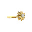 Gold ring with diamond 18 crt