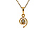 Gold pendant with diamond 18 crt