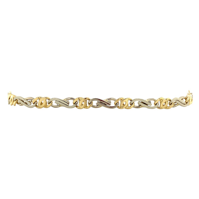 Gold bracelet 20.5 cm 14 crt