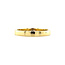 Gold memoire ring with diamond 14 kt* new