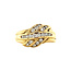 Gold ring with diamond 18 crt