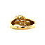 Gold ring with diamond 18 crt