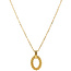 Gouden collier met hanger Monzario 14 krt* nieuw