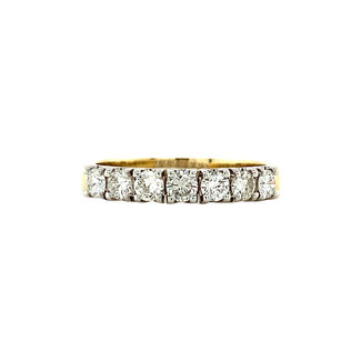 Gouden memoire ring met diamant 14 krt* nieuw