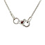 White gold necklace with diamond pendant 14 kt* new