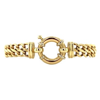 Gold bracelet 18 cm 14 kt