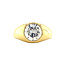 Goldring mit Zirkonia 18 Karat