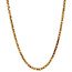 Golden king necklace 44.5 cm 14 kt