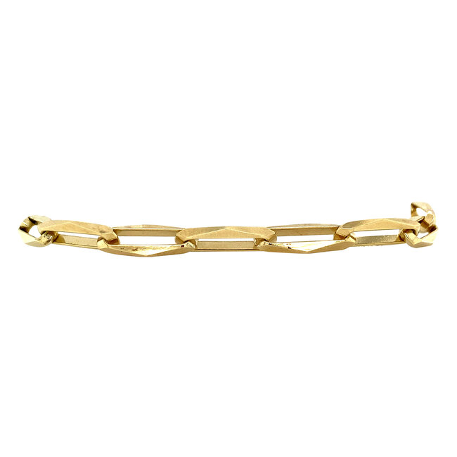 Gouden closed for ever armband 17 cm 14 krt