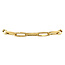 Gold closed for ever bracelet 17 cm 14 crt