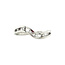 White gold ring with diamond 14 karat
