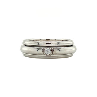 Witgouden Possesion ring met diamant Piaget 18 karaat