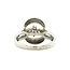 Witgouden ring met diamant 14 karaat