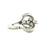 Weißgoldring mit 14 Karat Diamant