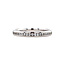 White gold alliance ring with diamond 14 karat