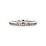 White gold alliance ring with diamond 14 karat