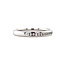 White gold alliance ring with 14 carat diamond