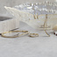 Gouden collier met diamant hanger R&C 14 krt