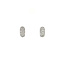 White gold folding earrings with diamond 14 krt