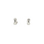White gold folding earrings with diamond 14 krt