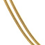 Goldene Schlangenhalskette 52 cm 14 ct