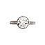 Witgouden ring met zirkonia 14 karaat