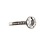 Witgouden ring met zirkonia 14 karaat
