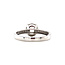 Witgouden ring met zirkonia 14 karaat