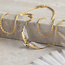 Gouden choker met diamant 45 cm 18 karaat