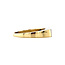 Gold ring with zirconia 14 karat