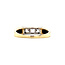 Goldener Ring mit Zirkonia 14 Karat
