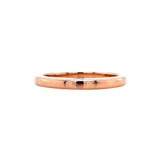 Roségoldener Ring mit Diamant 14 Karat
