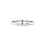 White gold solitaire ring with diamond 14 karat