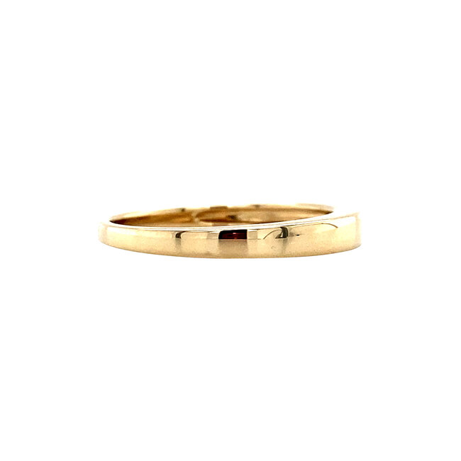 Gouden gladde (aanschuif) ring 14 karaat* nieuw