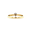 Gold solitaire ring with diamond 14 karat* new