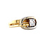 Gold ring with zirconia 14 kt