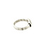 White gold ring with diamond 18 kt* new