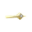 Goldener Ring mit Diamant 14 kt