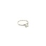 White gold ring with diamond 18 krt* new