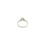 White gold ring with diamond 18 krt* new