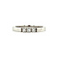 Witgouden memoire ring met diamant 14 krt* nieuw