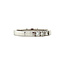 Witgouden memoire ring met diamant 14 krt* nieuw
