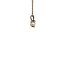 White gold solitaire pendant with diamond 14 kt