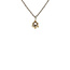 White gold solitaire pendant with diamond 14 kt