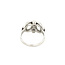 White gold fantasy ring 14 kt