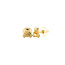 Gold children's stud earrings little bear 14 kt* new