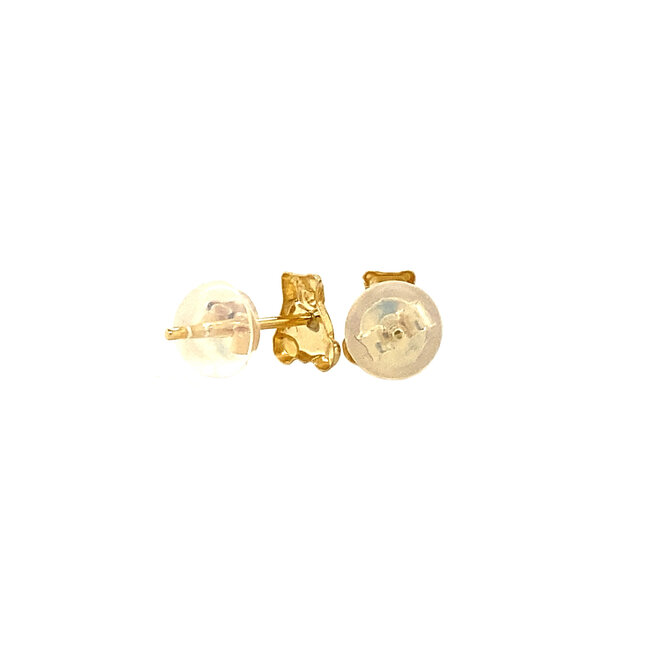 Gold children's stud earrings little bear 14 kt* new
